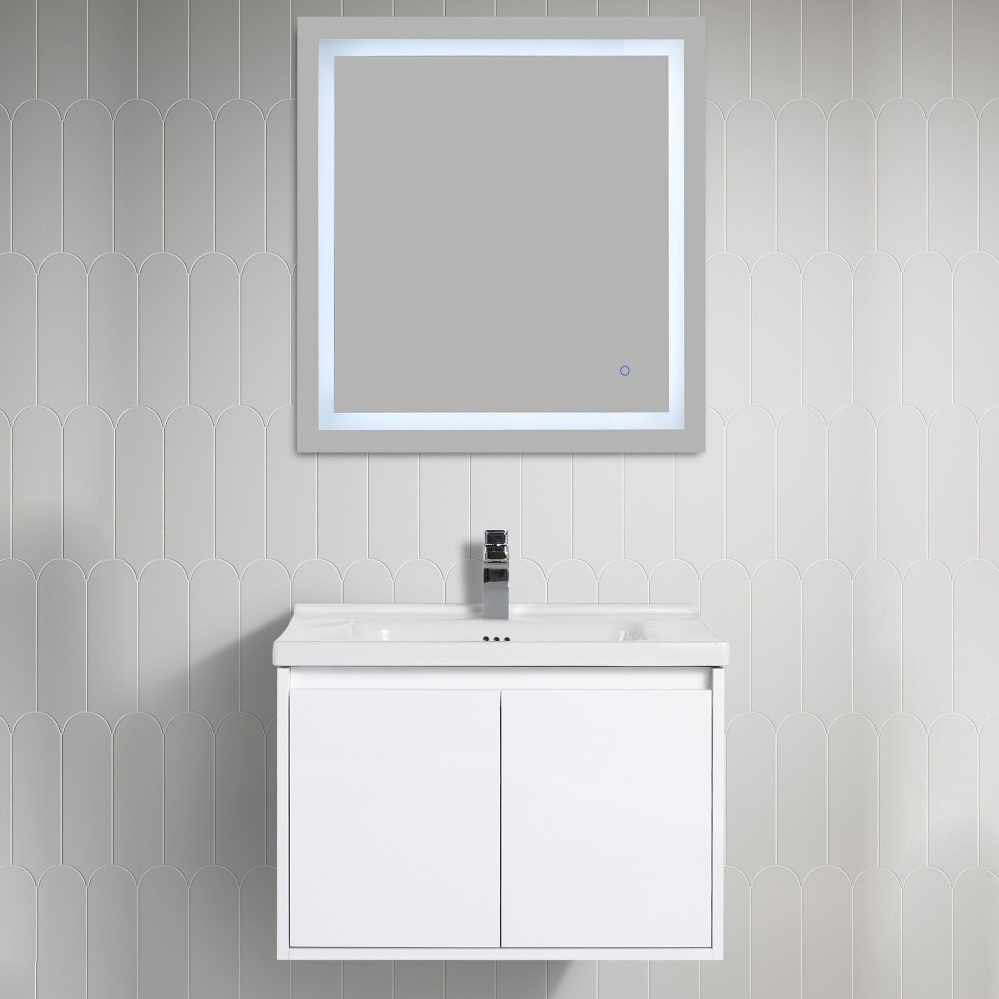 Blossom V8035 28 01 C Blossom Bern 28″ Vanity With Ceramic Basin - Glossy White V8035 28 01 C