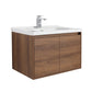 Blossom V8035 28 11 C Blossom Bern 28″ Vanity With Ceramic Basin - Brown Walnut V8035 28 11 C