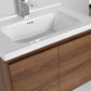 Blossom V8035 28 11 C Blossom Bern 28″ Vanity With Ceramic Basin - Brown Walnut V8035 28 11 C