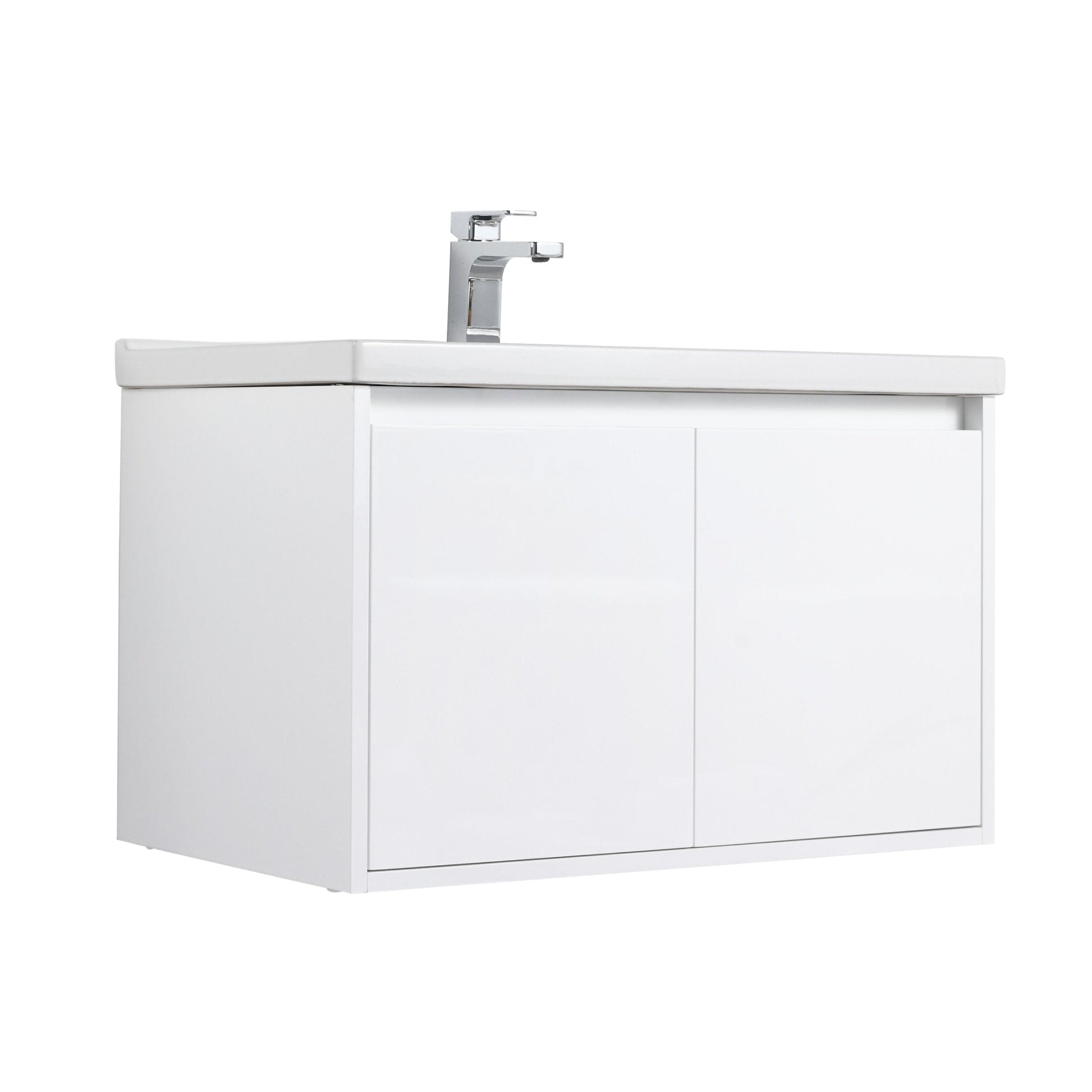 Blossom V8035 32 01 C  Blossom Bern 32″ Vanity With Ceramic Basin - Glossy White V8035 32 01 C 