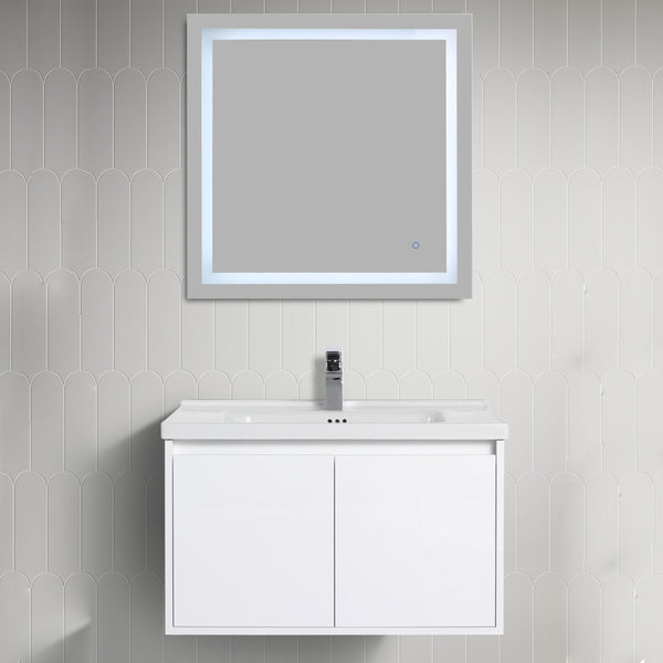 Blossom V8035 32 01 C  Blossom Bern 32″ Vanity With Ceramic Basin - Glossy White V8035 32 01 C 