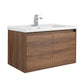 Blossom V8035 32 11 C Blossom Bern 32″ Vanity With Ceramic Basin - Brown Walnut V8035 32 11 C