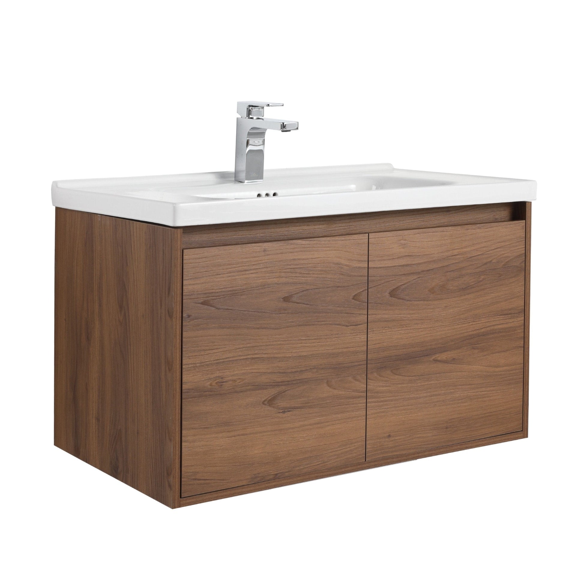 Blossom V8035 32 11 C Blossom Bern 32″ Vanity With Ceramic Basin - Brown Walnut V8035 32 11 C