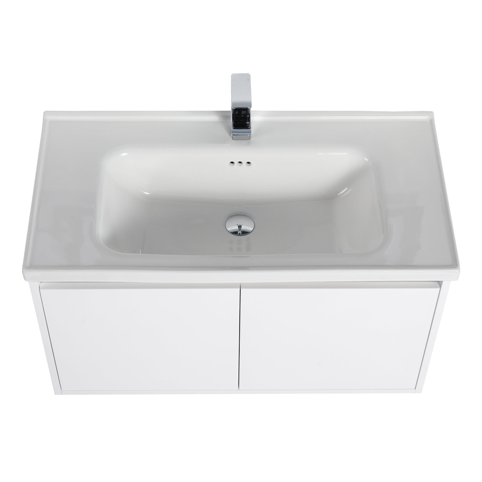 Blossom V8035 36 01 C Blossom Bern 36″ Vanity With Ceramic Basin - Glossy White V8035 36 01 C