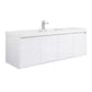 Blossom V8035 60 01 S Blossom Bern 60″ Single Vanity - Glossy White V8035 60 01 S