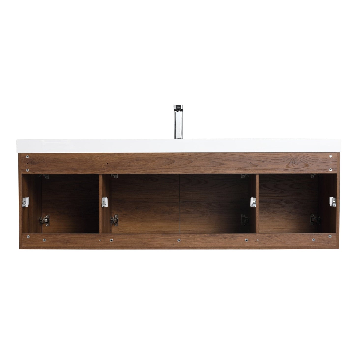 Blossom V8035 60 11 S Blossom Bern 60″ Single Vanity - Brown Walnut V8035 60 11 S