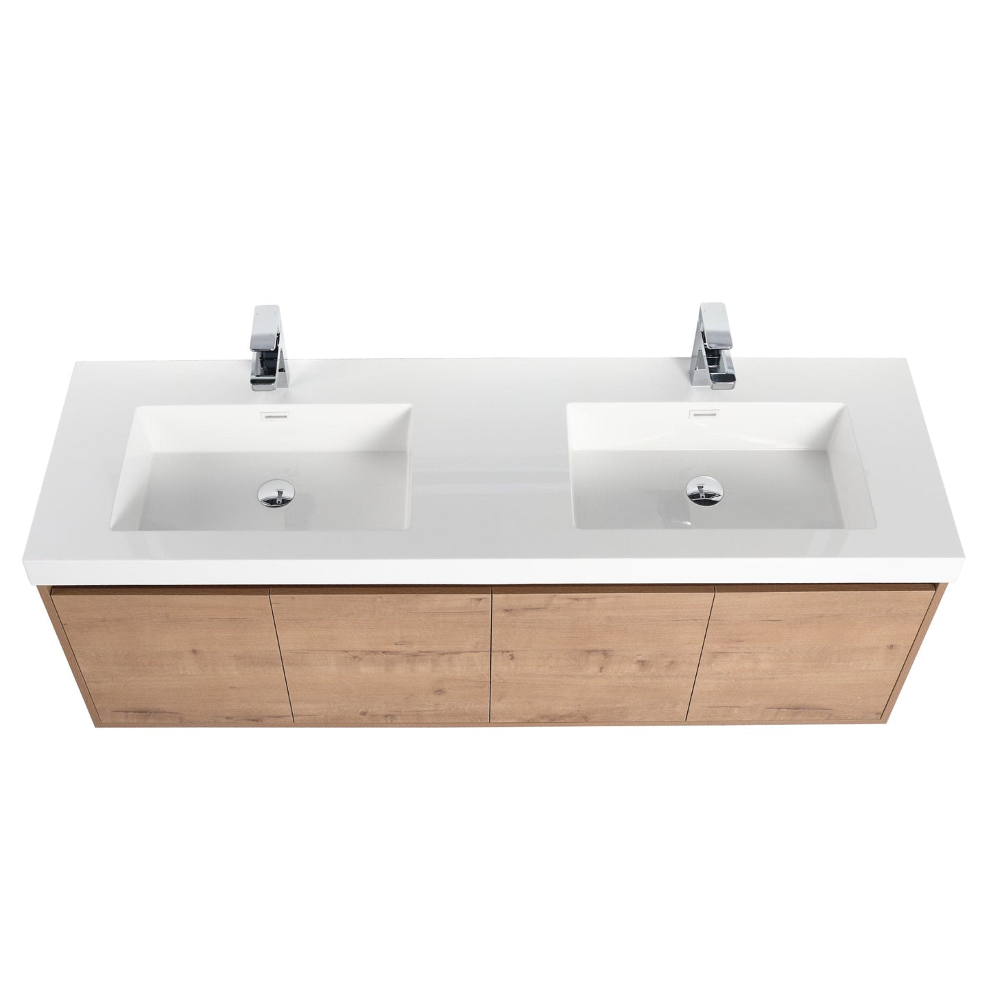 Blossom V8035 60 29 D Blossom Bern 60″ Double Vanity - Classic Oak V8035 60 29 D