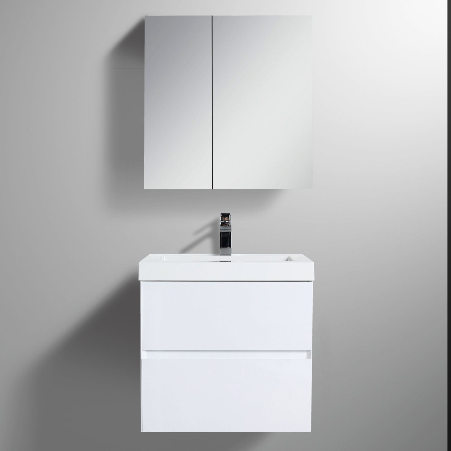 Blossom V8036 24 01  Blossom Assisi 24″ Vanity - Glossy White V8036 24 01 