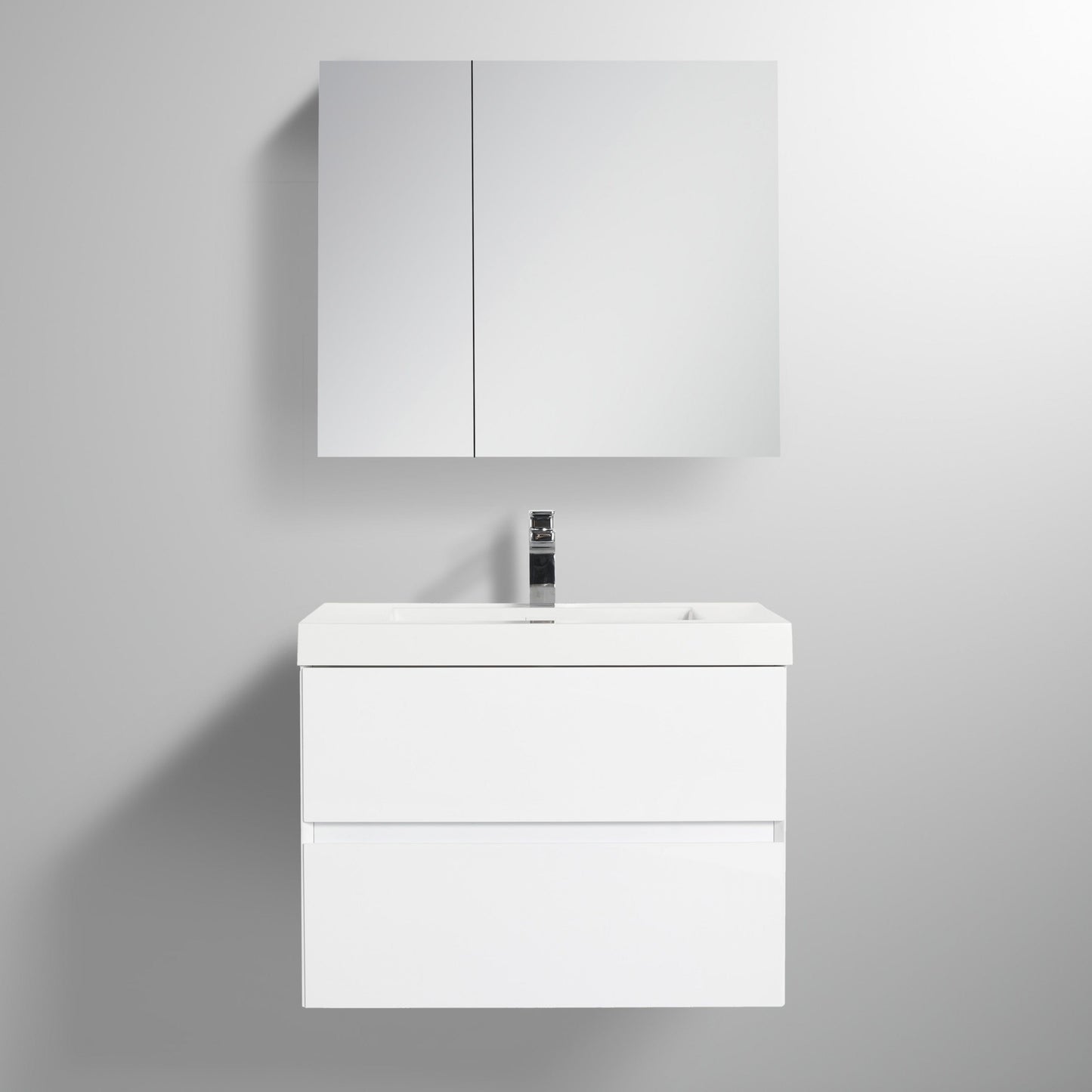 Blossom V8036 30 01 Blossom Assisi 30″ Vanity - Glossy White V8036 30 01