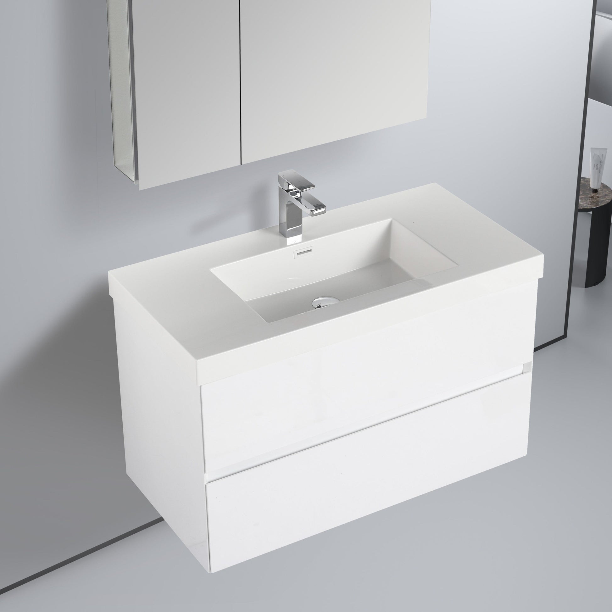 Blossom V8036 36 01 Blossom Assisi 36″ Vanity - Glossy White V8036 36 01