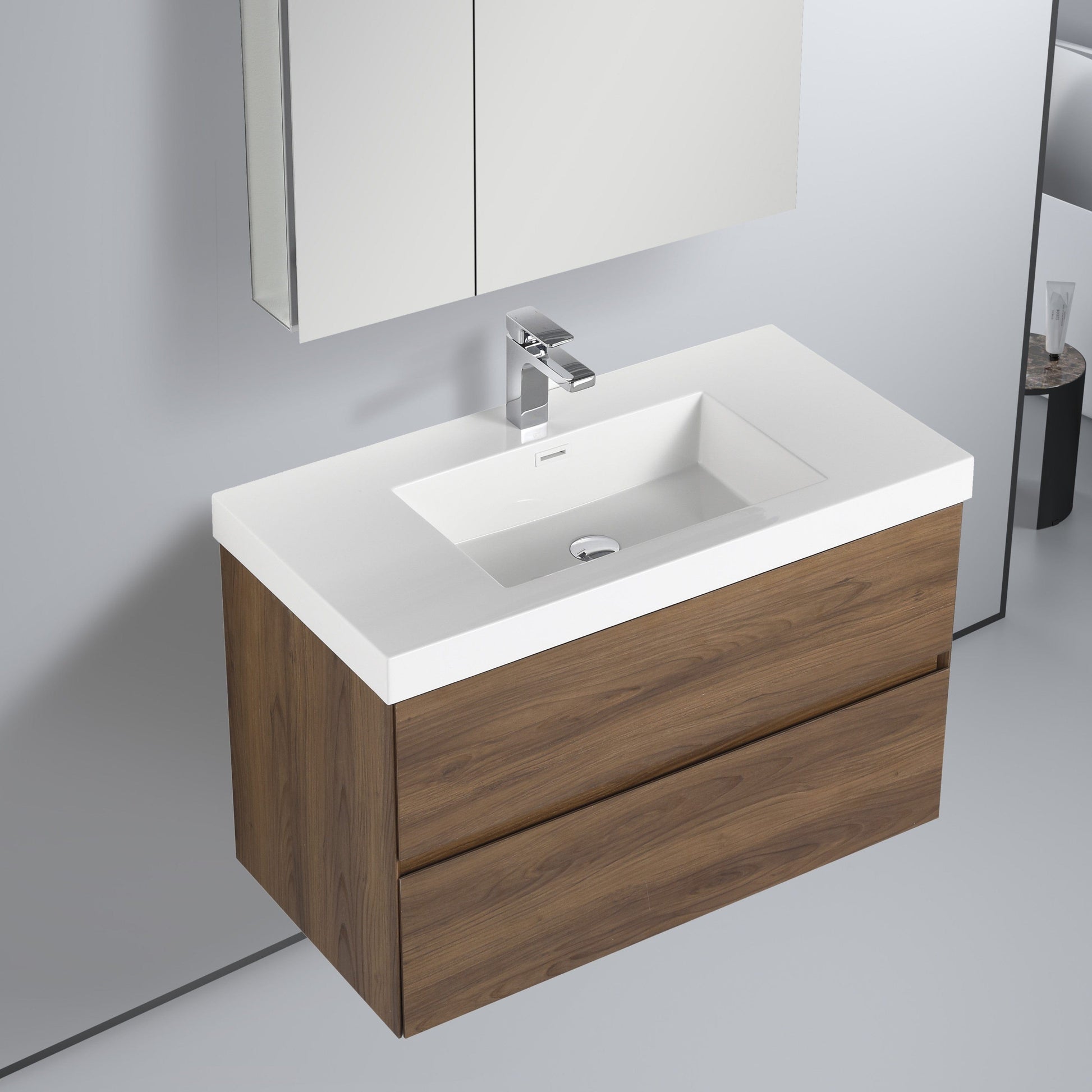 Blossom V8036 36 11  Blossom Assisi 36″ Vanity - Brown Walnut V8036 36 11 