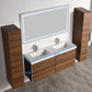 Blossom V8036 48 11  Blossom Assisi 48″ Vanity Double Sink - Brown Walnut V8036 48 11 