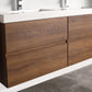 Blossom V8036 48 11  Blossom Assisi 48″ Vanity Double Sink - Brown Walnut V8036 48 11 