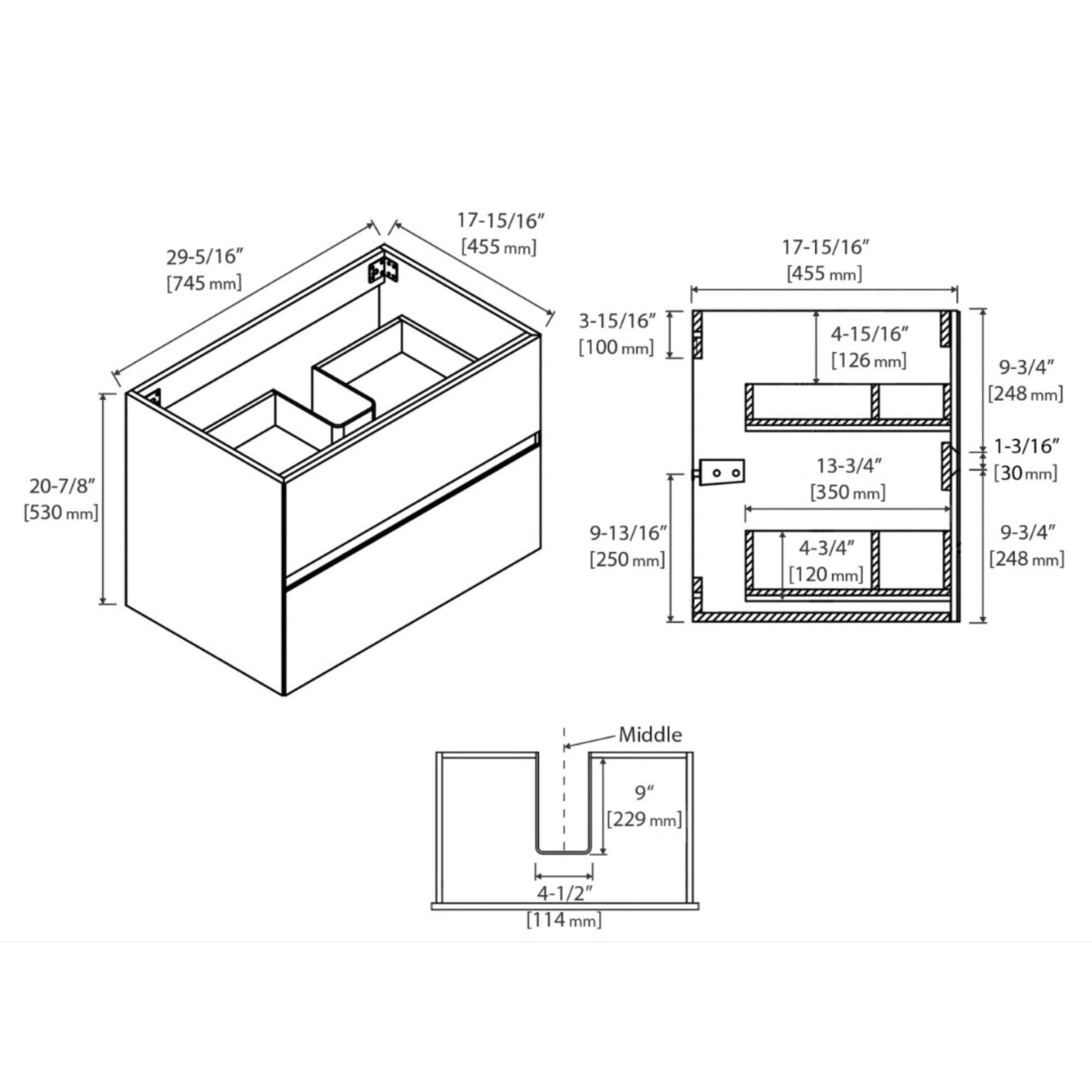 Blossom V8036 60 01 Blossom Assisi 60″ Vanity Double Sink - Glossy White V8036 60 01