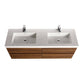 Blossom V8036 60 11 Blossom Assisi 60″ Vanity Double Sink - Brown Walnut V8036 60 11