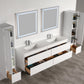 Blossom V8036 72 01 Blossom Assisi 72″ Vanity Double Sink - Glossy White V8036 72 01