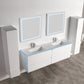 Blossom V8036 72 01 Blossom Assisi 72″ Vanity Double Sink - Glossy White V8036 72 01