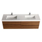 Blossom V8036 72 11  Blossom Assisi 72″ Vanity Double Sink - Brown Walnut V8036 72 11 