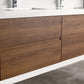 Blossom V8036 72 11  Blossom Assisi 72″ Vanity Double Sink - Brown Walnut V8036 72 11 