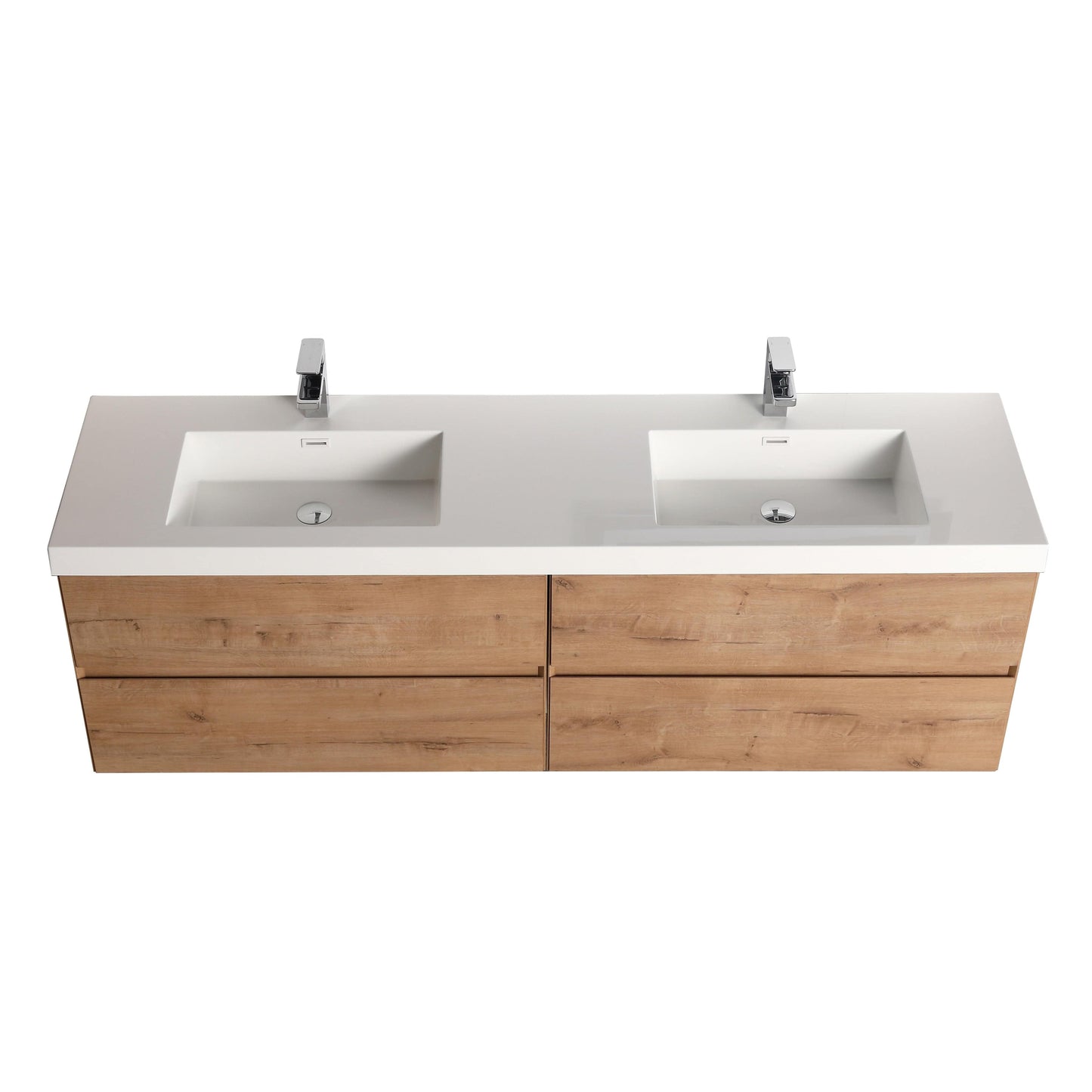 Blossom V8036 72 29 Blossom Assisi 72″ Vanity Double Sink - Classic Oak V8036 72 29