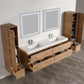 Blossom V8036 72 29 Blossom Assisi 72″ Vanity Double Sink - Classic Oak V8036 72 29