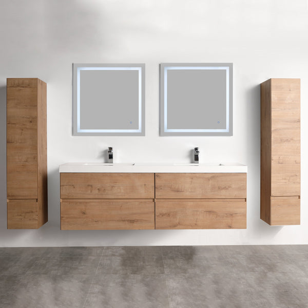 Blossom V8036 72 29 Blossom Assisi 72″ Vanity Double Sink - Classic Oak V8036 72 29