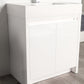 Blossom V8038 30 01 Blossom Capri 30″ Vanity (Dual LED Illuminated) - Glossy White V8038 30 01