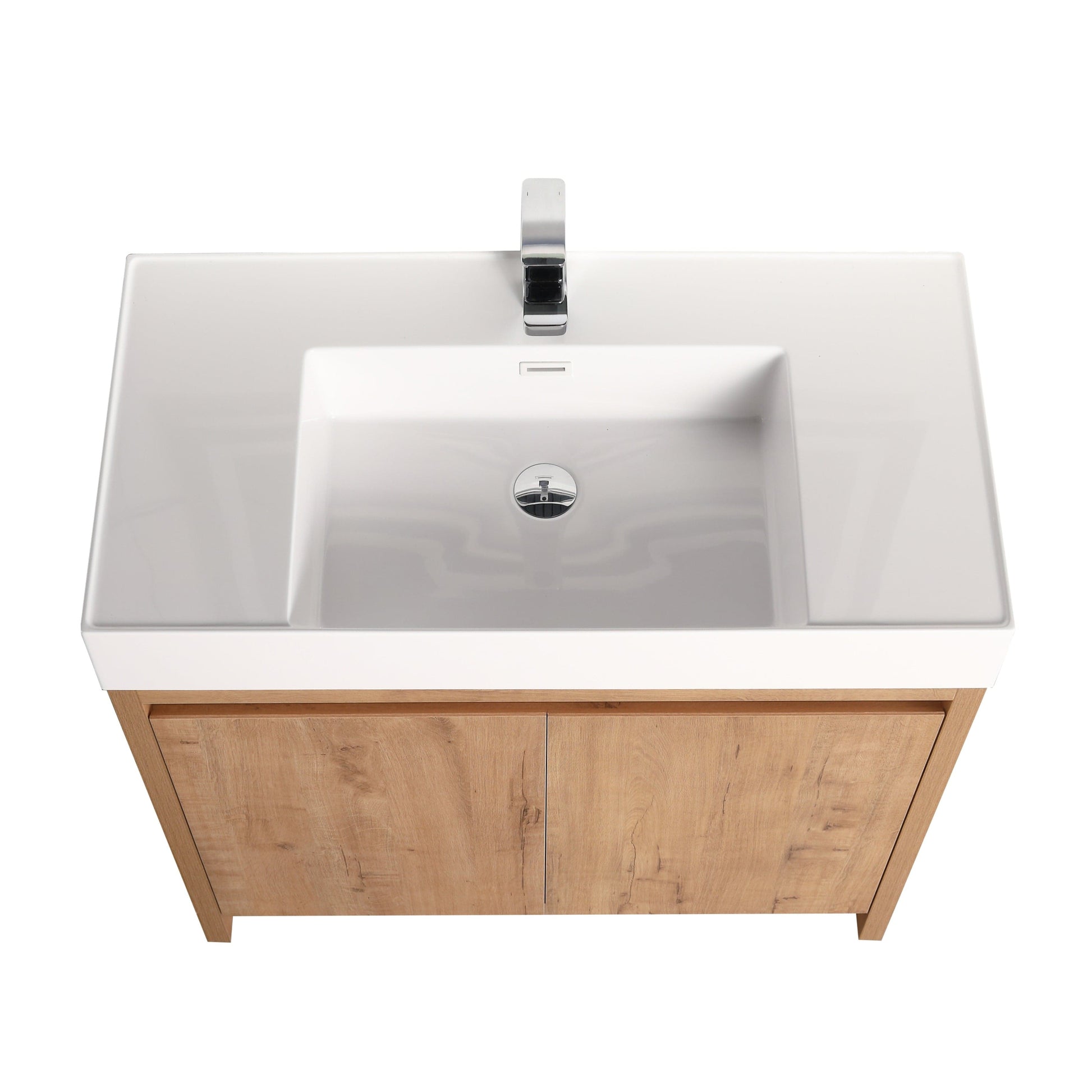 Blossom V8038 36 29 Blossom Capri 36″ Vanity (Dual LED Illuminated) - Classic Oak V8038 36 29