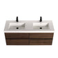 Blossom V8040 48 20 Blossom Annecy 48″ Vanity Double Sink - Dark Walnut Strip V8040 48 20