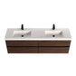 Blossom V8040 72 20 Blossom Annecy 72″ Vanity Double Sink - Dark Walnut Strip V8040 72 20