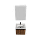 Blossom V8043 24 19 Blossom Lille – 24 Inch Vanity – Brown Walnut Strip - Brown Walnut Strip V8043 24 19