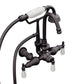 Cambridge Plumbing CAM684BTW-ORB Clawfoot Tub Brass Wall Mount Faucet with Hand Held Shower - Oil Rubbed Bronze (CAM684BTW-ORB)