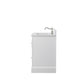 36 Inch Single Sink Bathroom Vanity in White with Marble Countertop & Backsplash - Vanity Art VA5036-W