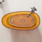 Freestanding Oval-Shaped Stone Resin Bathtub 59 Inch x 30.5 Inch- VA6913-PCS