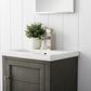 20 Inch Single Sink Bathroom Vanity in Gray with Ceramic Sink and Countertop - Vanity Art VA5020-SG