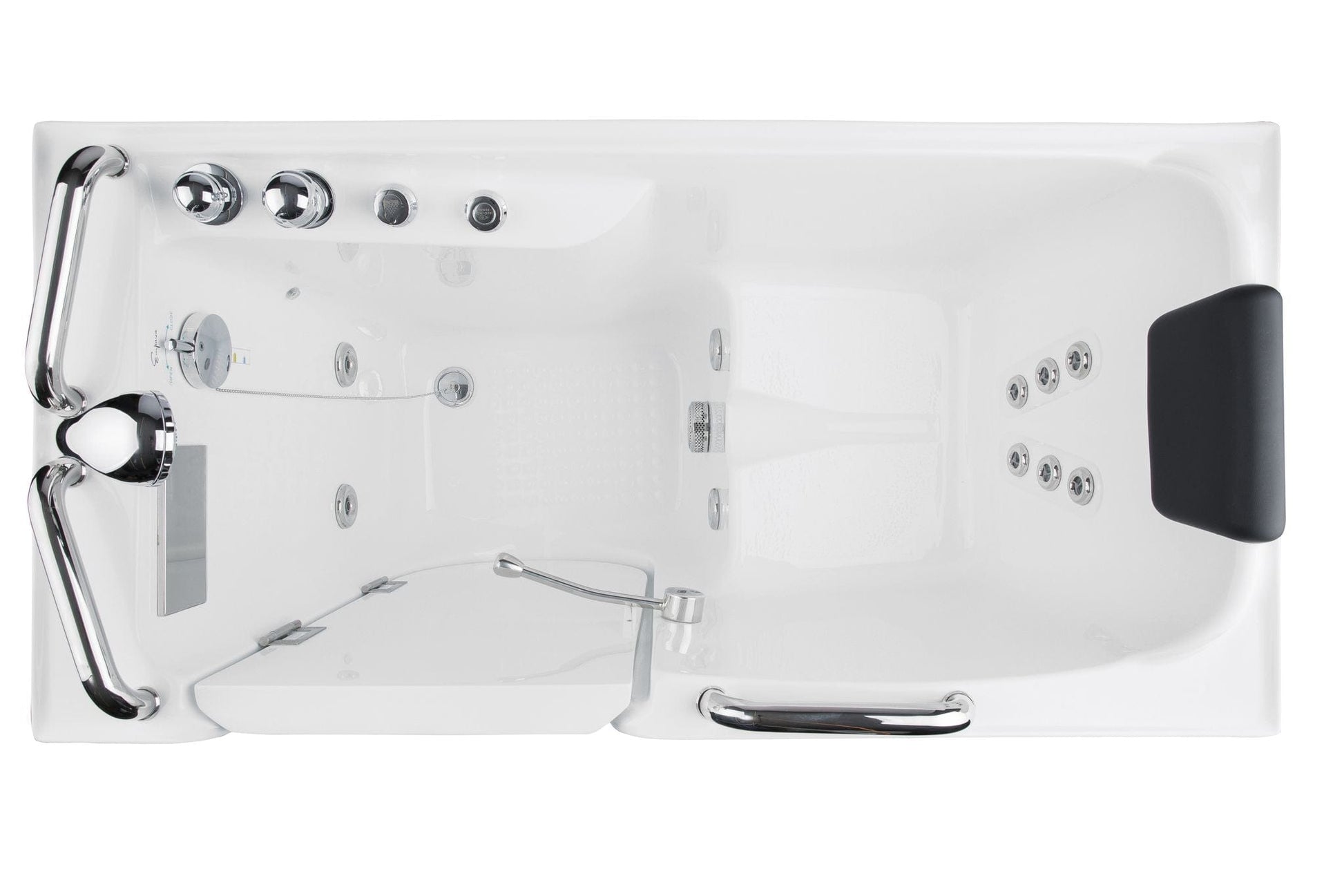 Empava EMPV-53WIT02 Empava - 53WIT02 53 in. Walk-in Whirlpool Bathtub