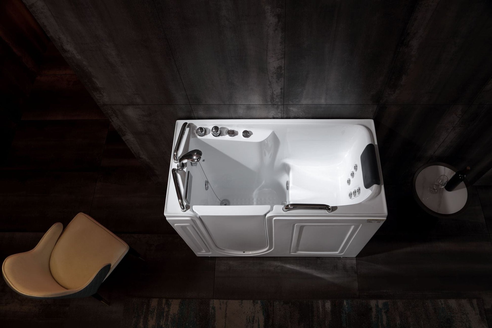 Empava EMPV-53WIT02 Empava - 53WIT02 53 in. Walk-in Whirlpool Bathtub