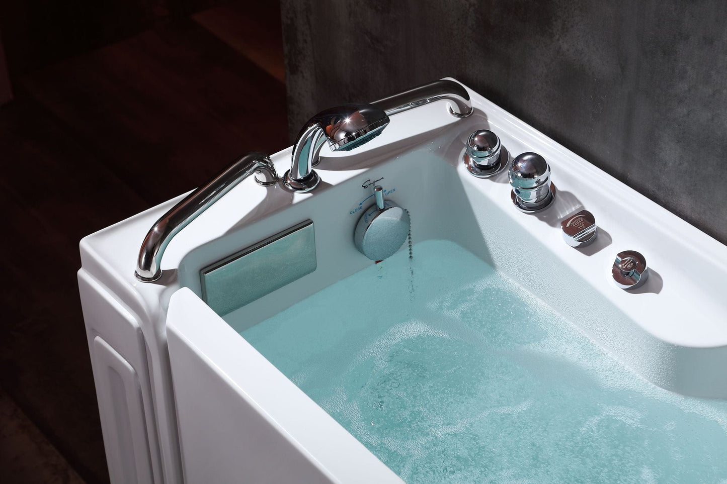 Empava EMPV-53WIT02 Empava - 53WIT02 53 in. Walk-in Whirlpool Bathtub