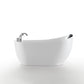 Empava EMPV-59AIS04 Empava - 59AIS04 59 in. Whirlpool Freestanding Acrylic Bathtub