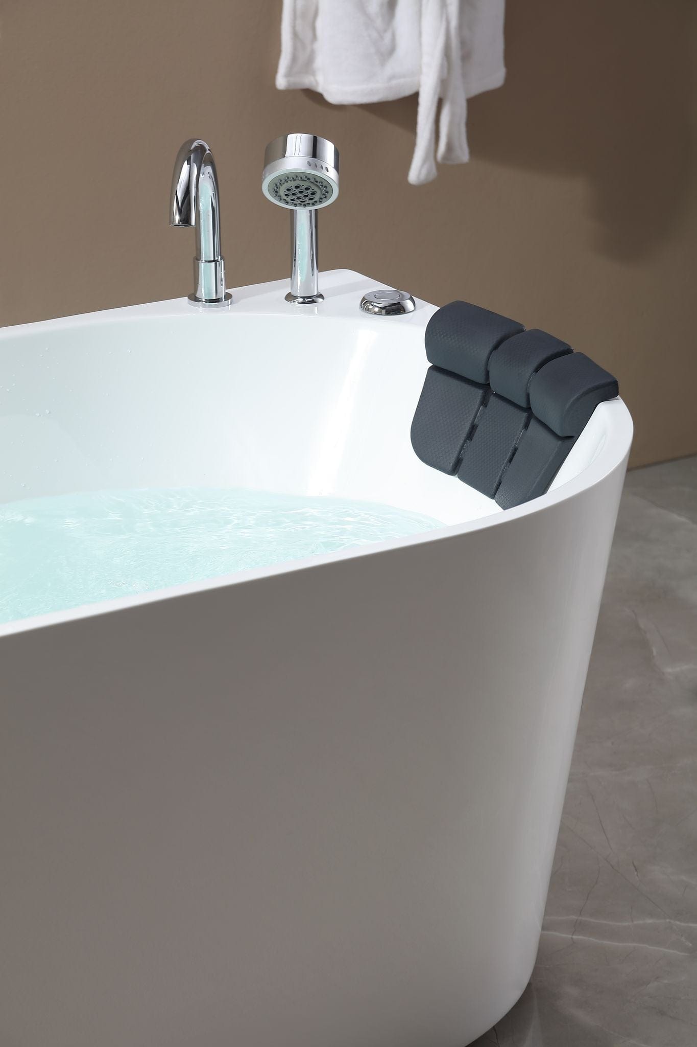 Empava EMPV-59AIS06 Empava - 59AIS06 59 in. Whirlpool Acrylic Alcove Bathtub