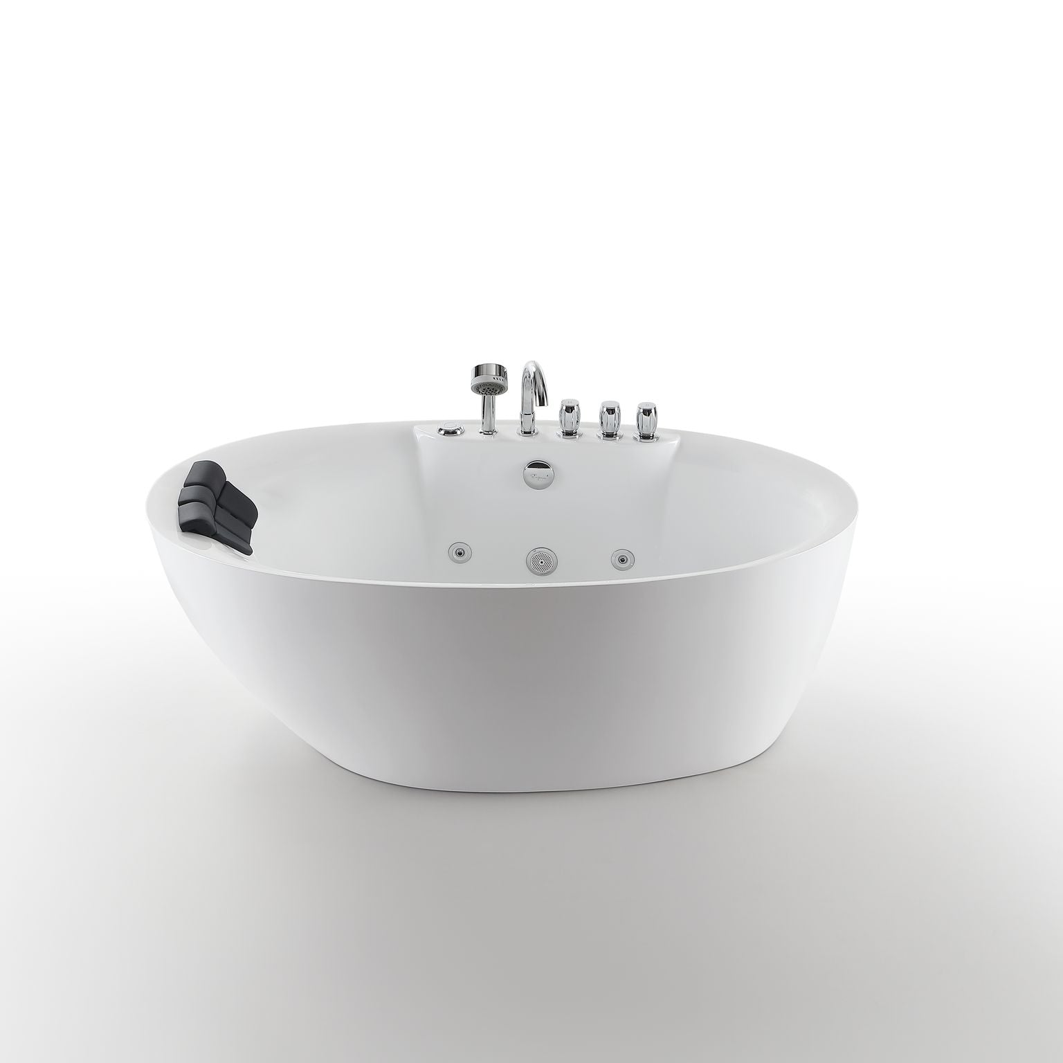 Empava EMPV-59AIS12 Empava - 59AIS12 59 in. Whirlpool Freestanding Acrylic Bathtub