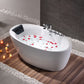 Empava EMPV-59AIS12 Empava - 59AIS12 59 in. Whirlpool Freestanding Acrylic Bathtub