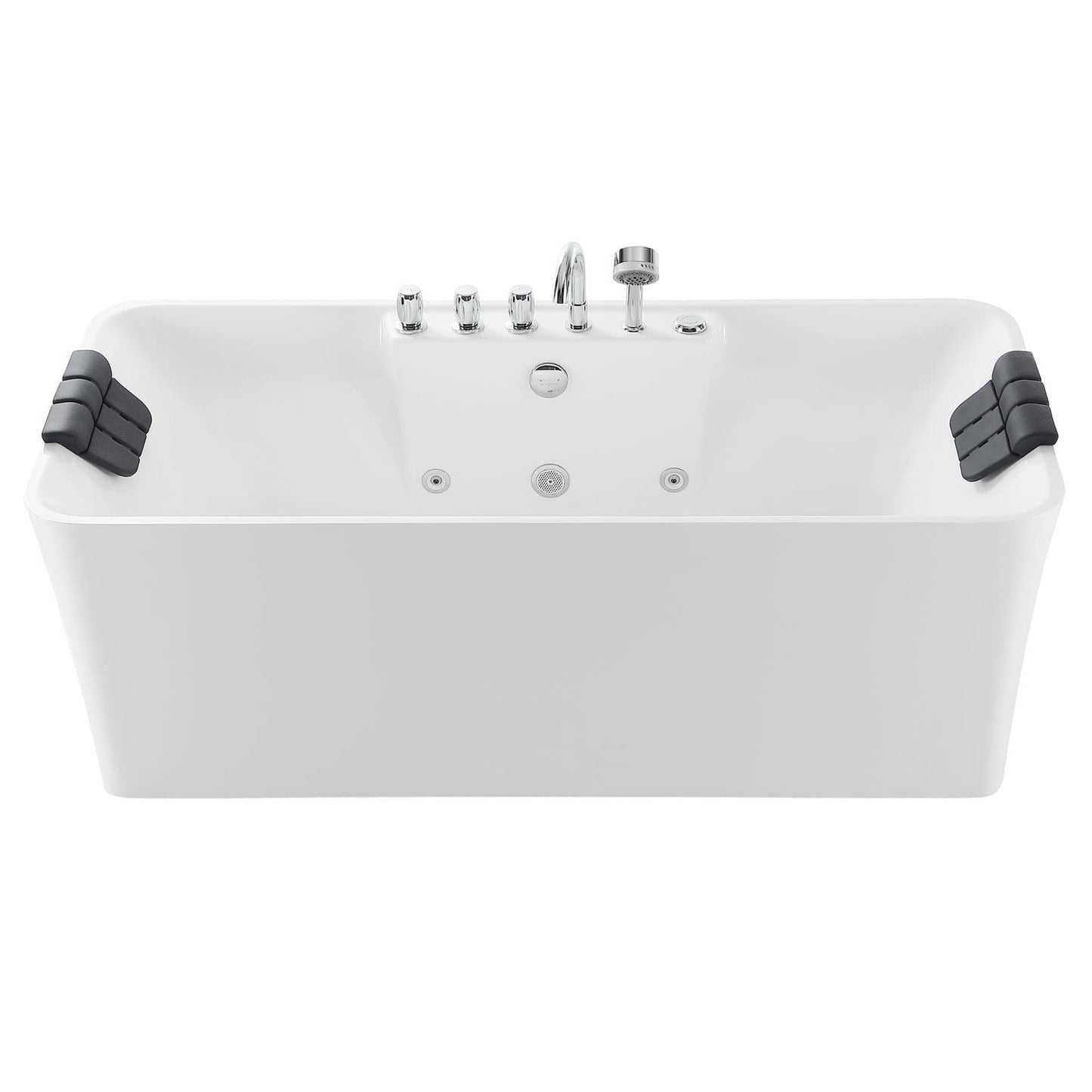 Empava EMPV-59AIS15 Empava - 59AIS15 59 in. Whirlpool Freestanding Bathtub