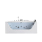 Empava EMPV-59JT408LED Empava - 59JT408LED - 59 in. Whirlpool Rectangular Bathtub