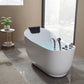 Empava EMPV-67AIS05 Empava - 67AIS05 67 in. Whirlpool Freestanding Acrylic Bathtub