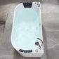 Empava EMPV-67AIS07 Empava - 67AIS07 67 in. Whirlpool Acrylic Alcove Bathtub