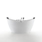 Empava EMPV-67AIS10 Empava - 67AIS10 67 in. Whirlpool Freestanding Acrylic Bathtub