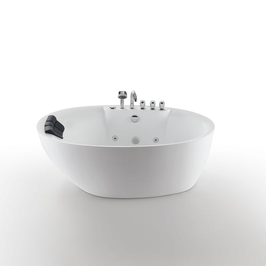 Empava EMPV-67AIS13 Empava - 67AIS13 67 in. Whirlpool Freestanding Acrylic Bathtub