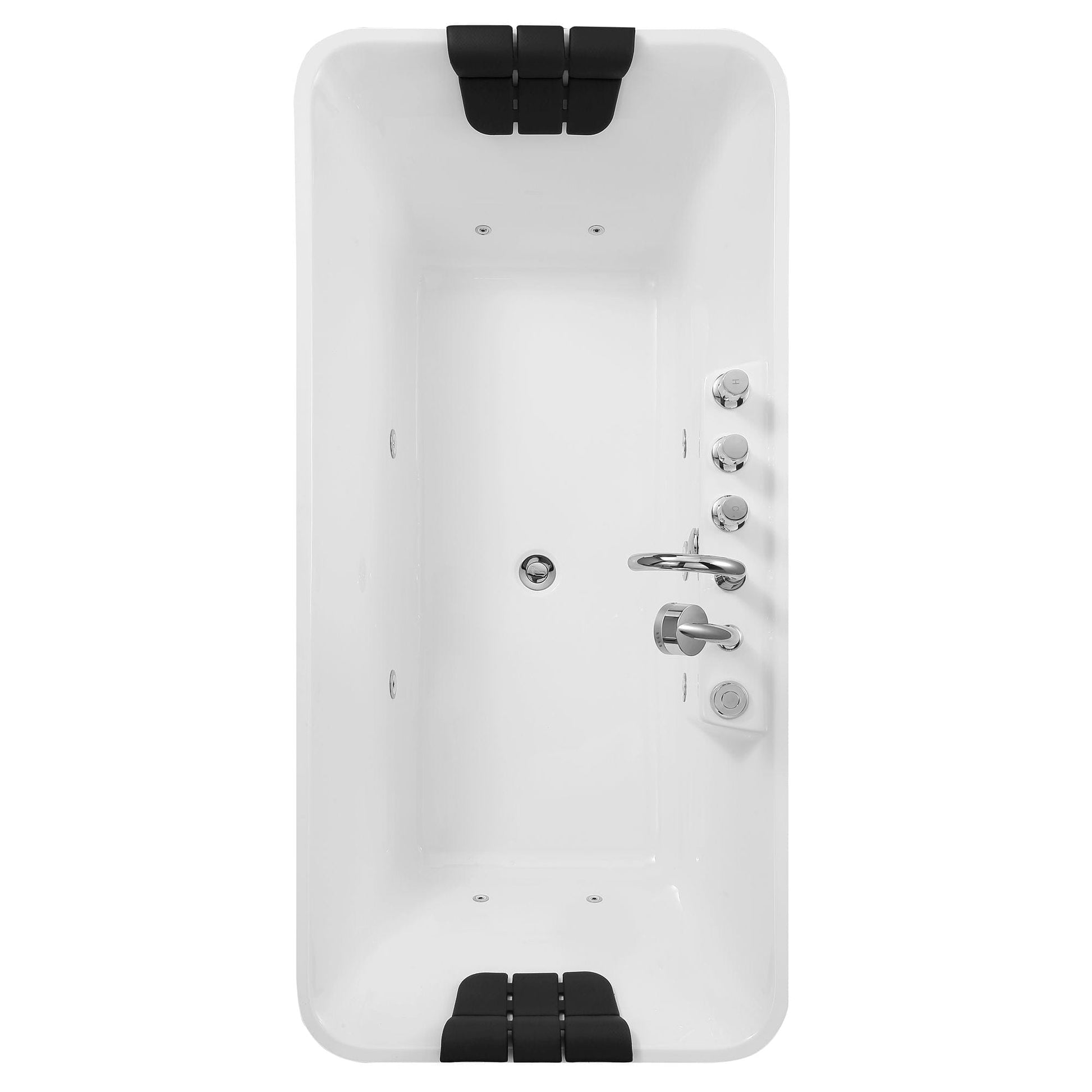 Empava EMPV-67AIS16 Empava - 67AIS16 67 in. Whirlpool Freestanding Acrylic Bathtub