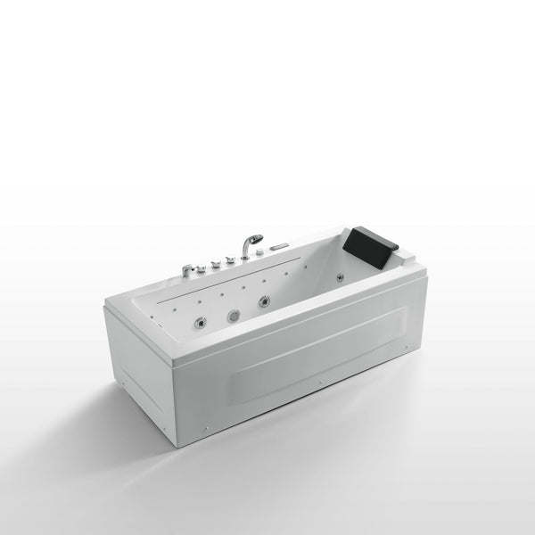 Empava EMPV-67JT351LED Empava - 67JT351LED - 67 in. Whirlpool Rectangular Bathtub